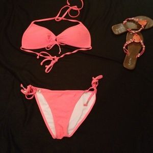 EXPRESS Electric Orange Bikini